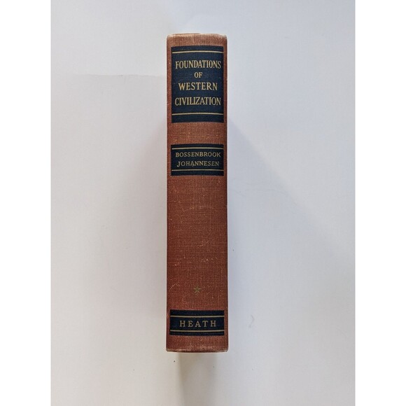 Other - Foundations of Western Civilization (1939) by Bossenbrook, Johannesen Vintage HC